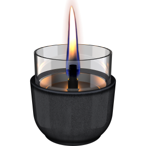 Violet 8 Reactive Glaze-Black
