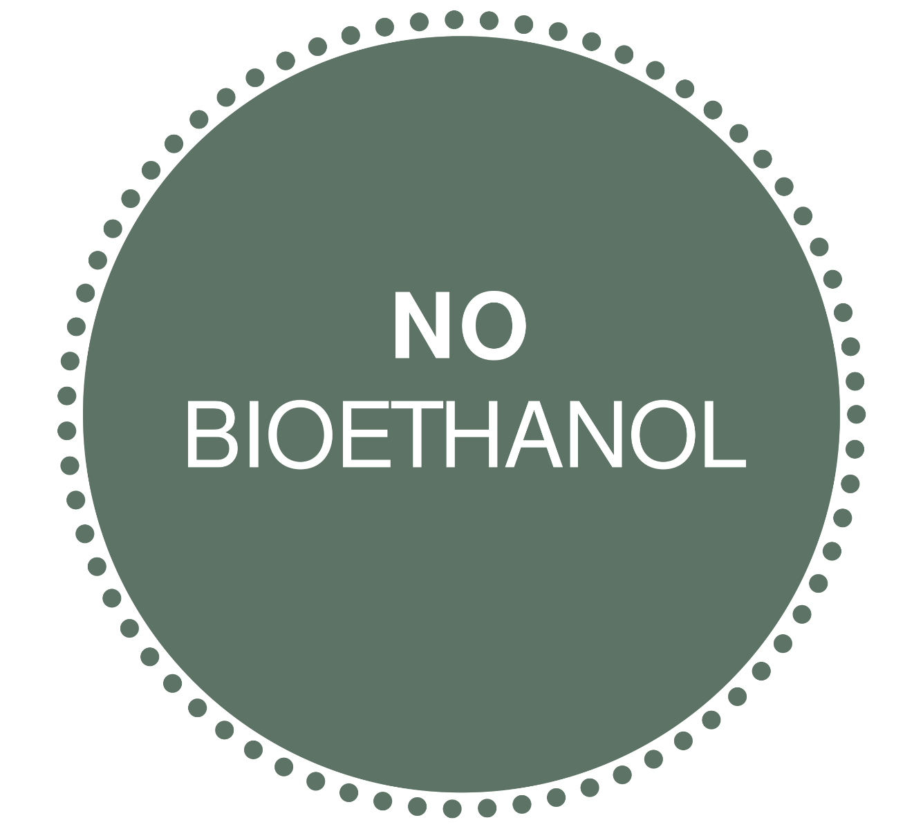 No Bioethanol sticker